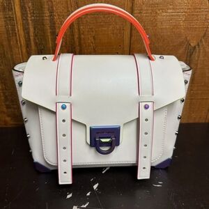 Michael Kors Manhattan with Leather Trim Medium Bag